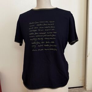 Women's Navy Graphic Tee